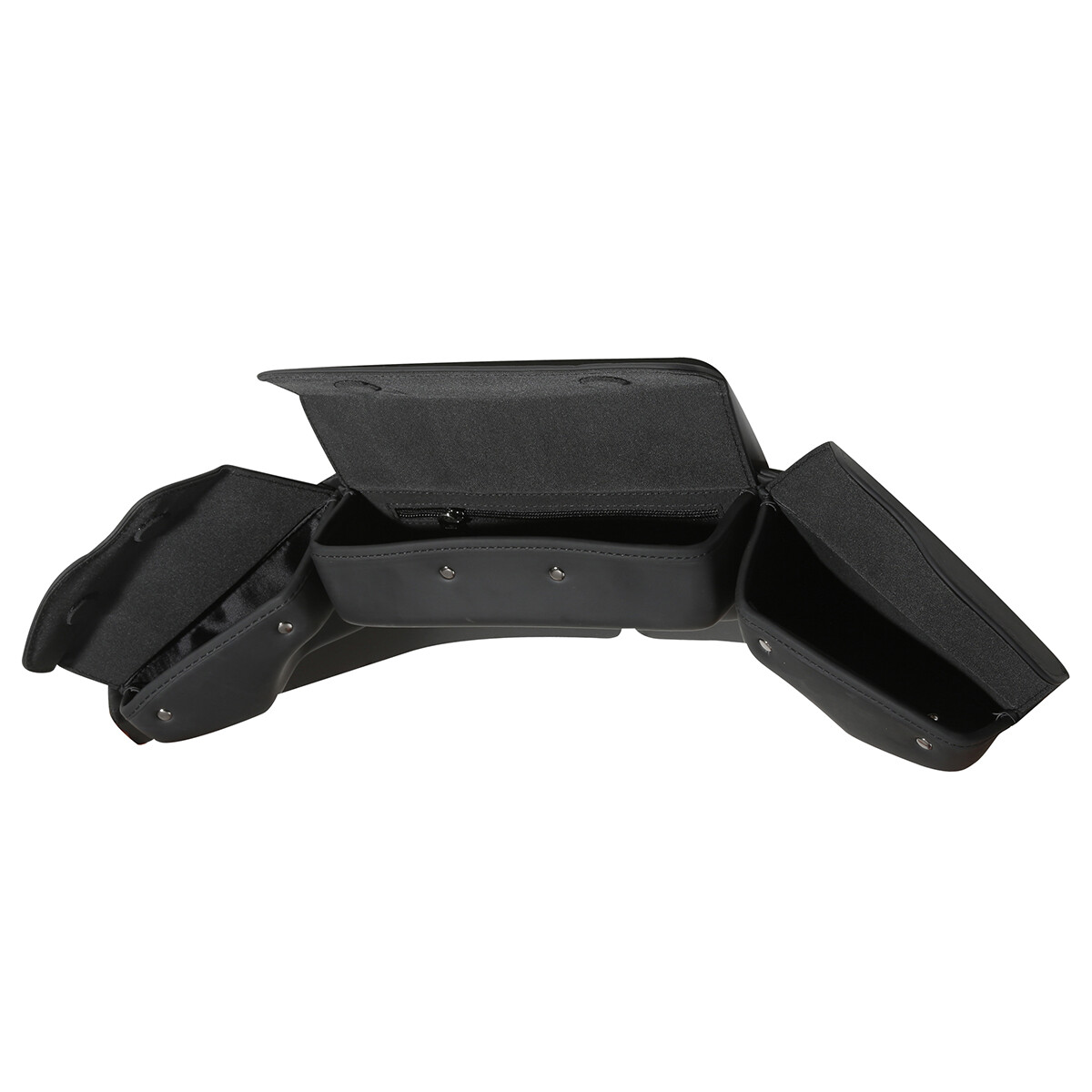 3 Pocket Windshield Bag Pouch For Harley Touring Electra Street Glide 2014-2022