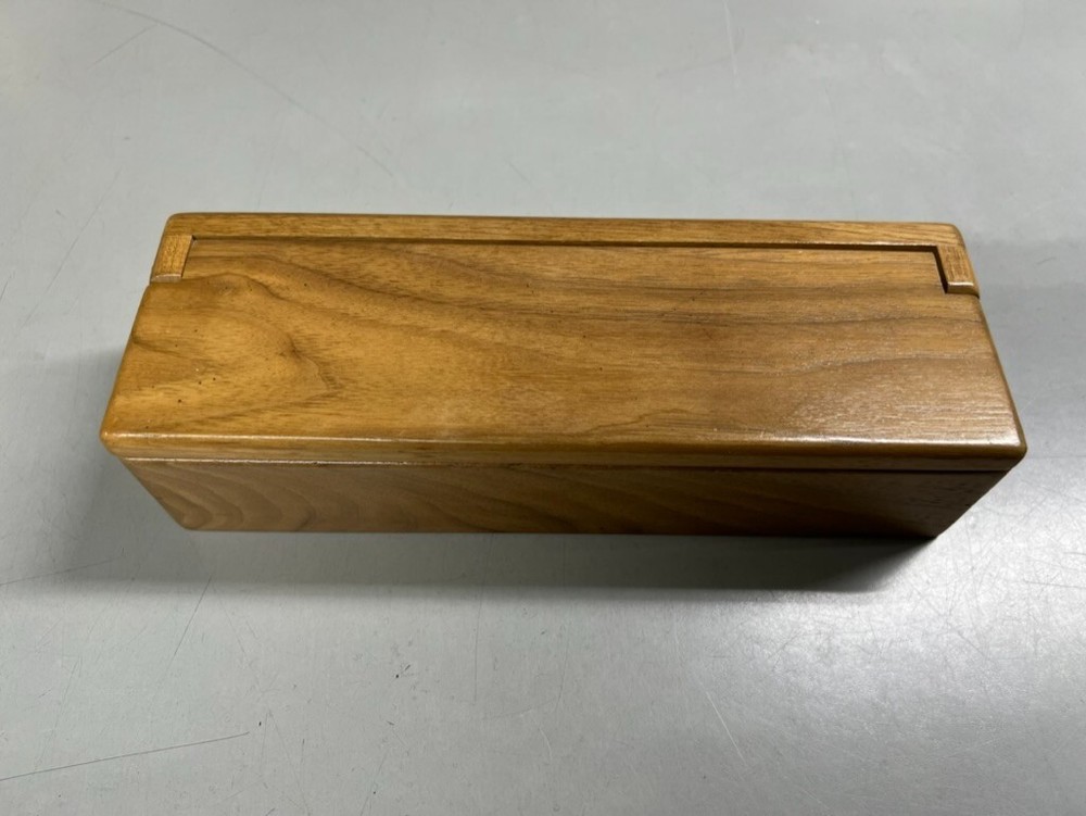 Vintage Solid Walnut Turkey Beard Box - Trophy Storage - *Beards Not Included*