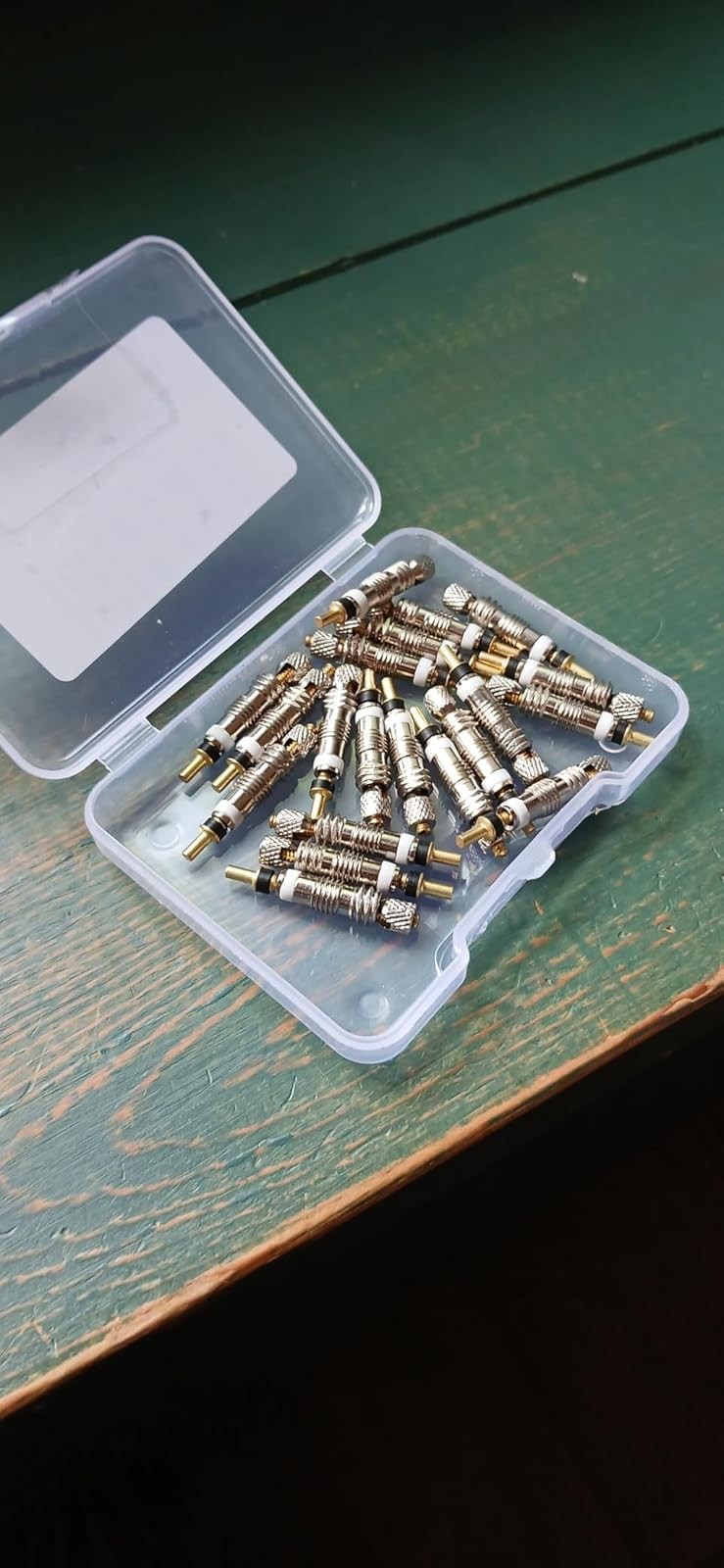 20 Pcs Professional Brass Presta Valve Core & Stem Leak-Proof Silver New