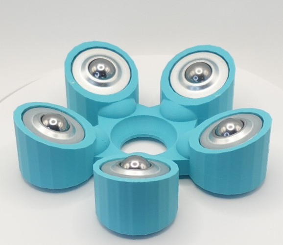 Bowling Ball Spinner Cup - Turquoise