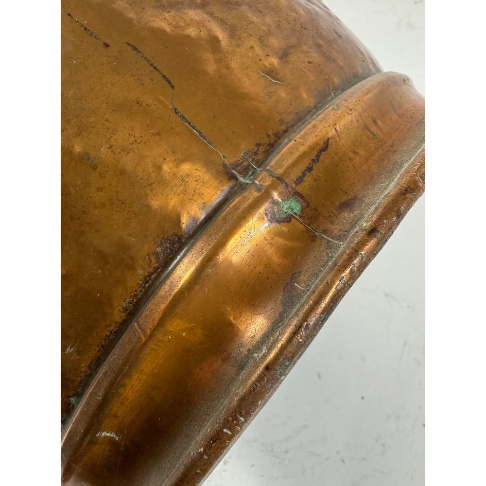 victorian copper helmet coal scuttle