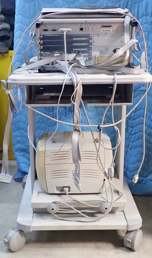 AGILENT 16702B LOGIC ANALYSIS SYSTEM w/ TESTMOBILE PRINTER PROBES & MUCH MORE