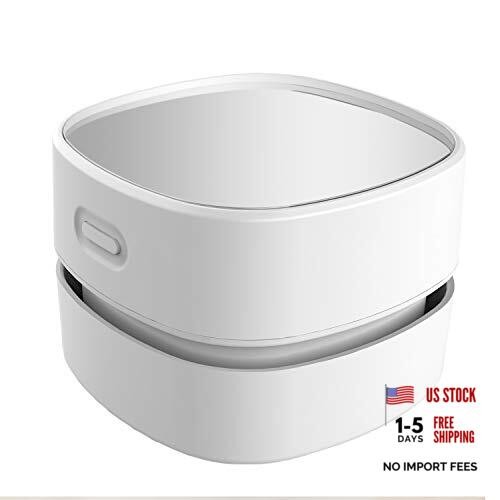 Desktop Vacuum Cleaner, Mini Table dust Sweeper Energy Saving,High White