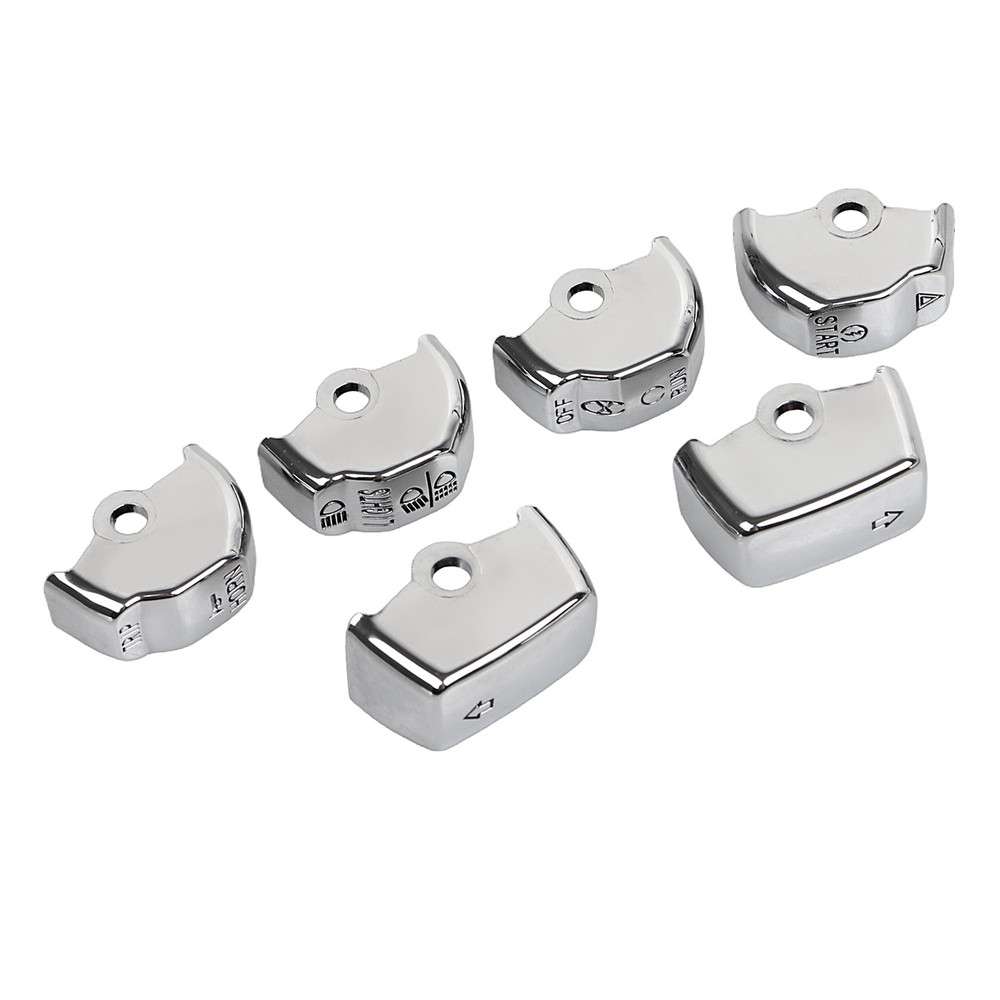 ABS Plastic Hand Control Switch Housing Button Cap For Harley Dyna Softail US