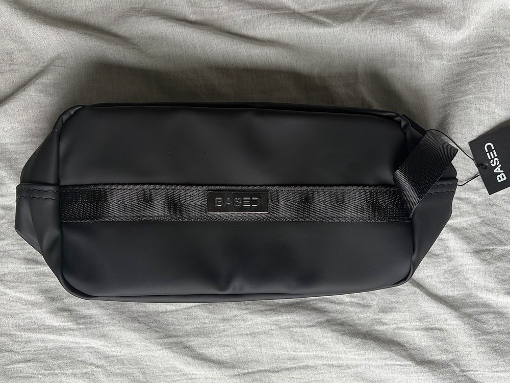 BASED Black Toiletry Bag Travel Accessory