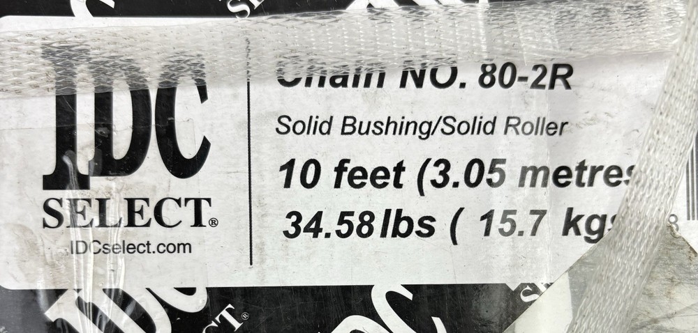 IDC SELECT 80-2R, ROLLER CHAIN 10'