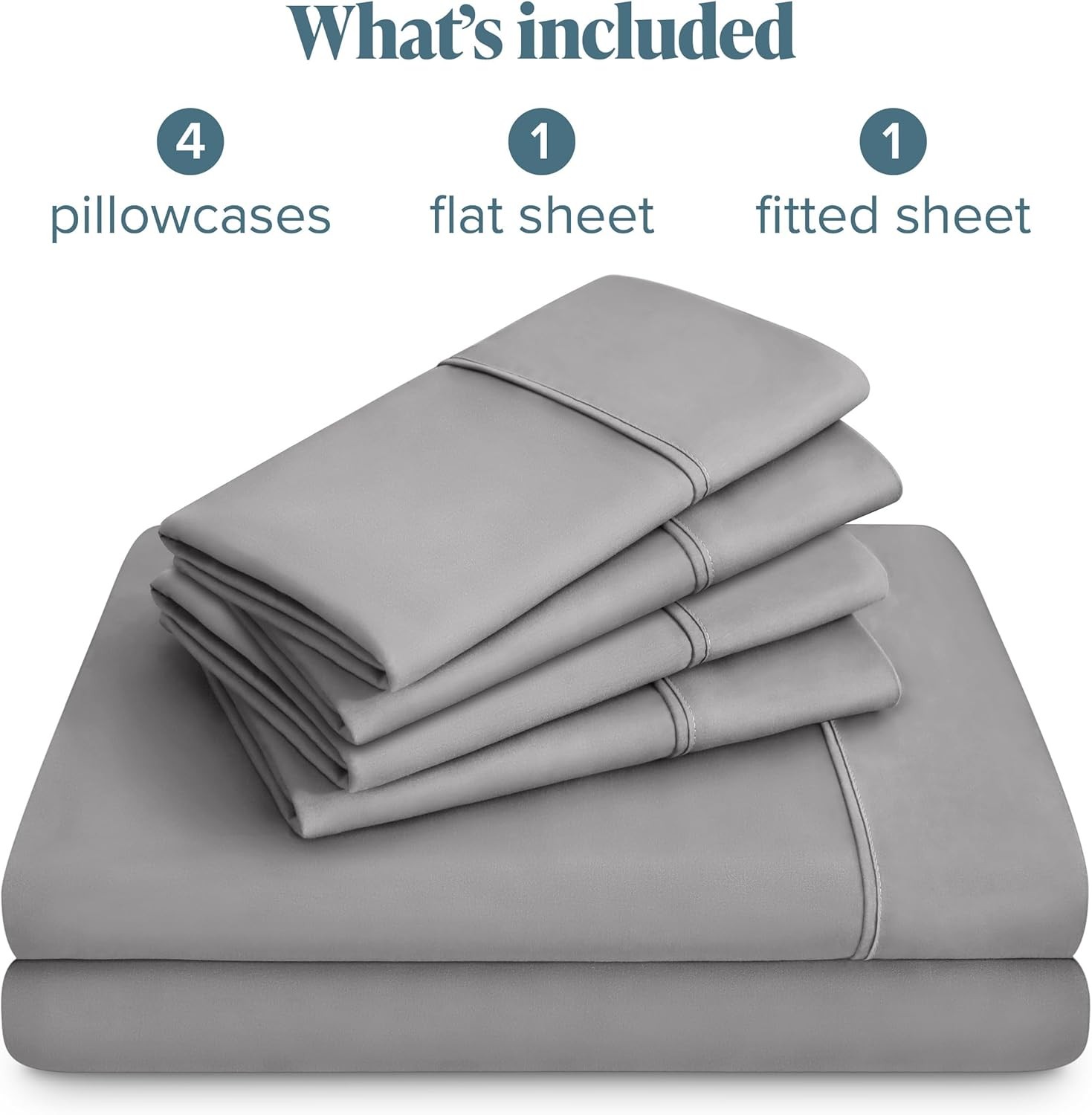 Hotel Luxury Queen Sheet Set, Extra Soft - 6 Piece Set - Deep Pockets - Easy