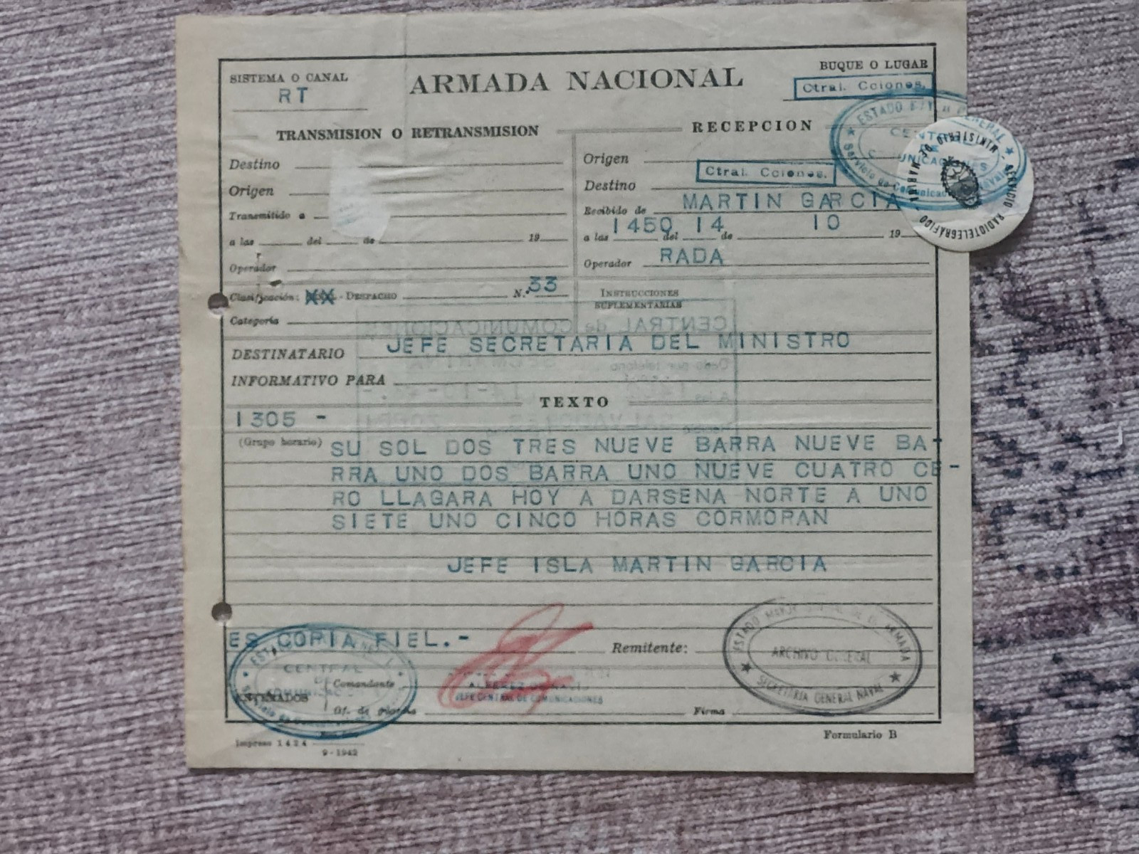 WW2 Germany. Interned sailors, "Admiral Graf Spee" #2