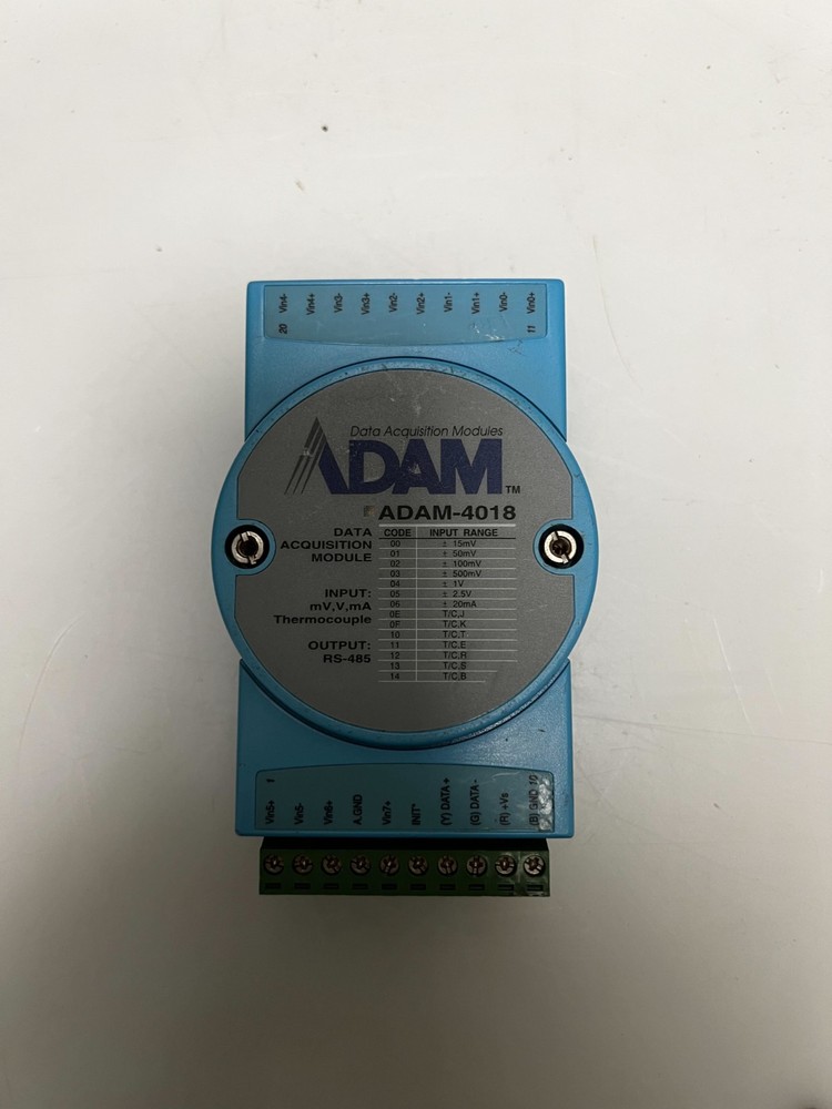 Advantech ADAM‑4018 Data Acquisition Module | 8‑Channel Analog Input | RS‑485