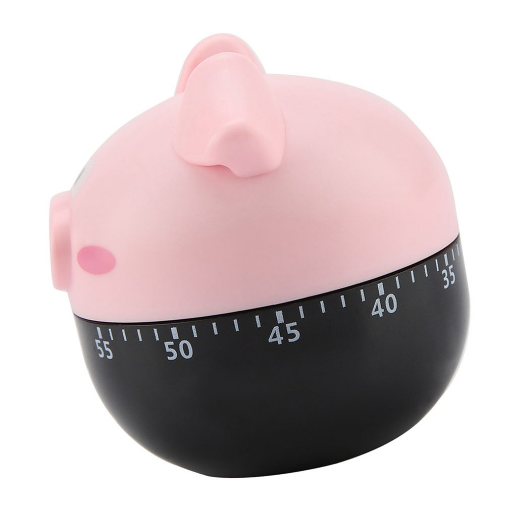 New Cute Cartoon Pig Kitchen Timer For Cooking Timing Tool