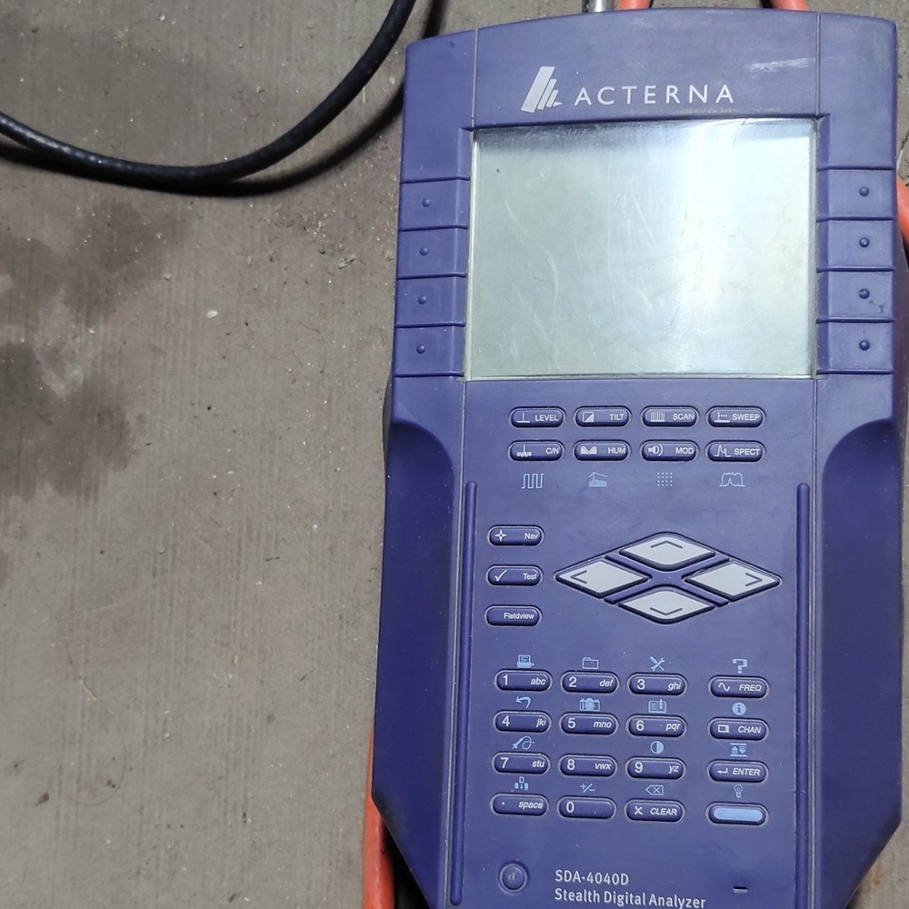 Acterna SDA-4040D Stealth Digital Analyzer Model SDA-4040D MPN SDA-4040D