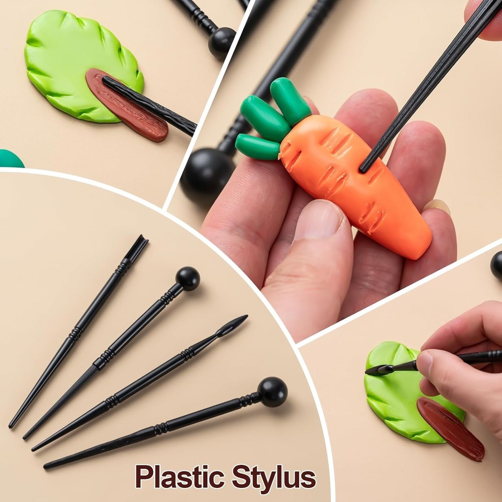 Clay Tools Kit, 27 PCS Pottery Tools, Practical Polymer Clay Sculpting Tools Ki