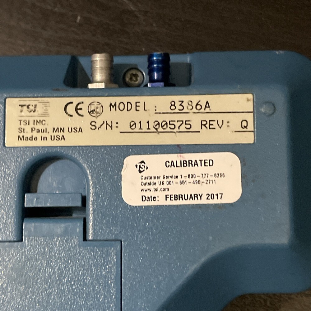 TSI VelociCALC Plus 8386A Multi-Parameter Temperature Velocity Meter