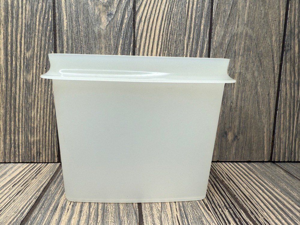 Tupperware Frosted Plastic Storage Container 243