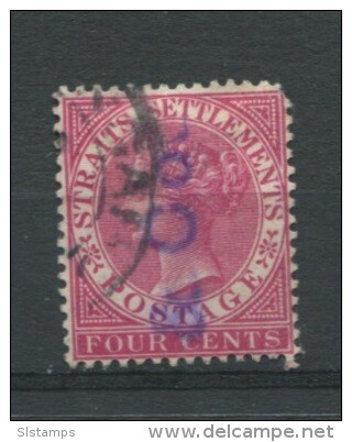 Straits Settlements 1882 Sc 42 Used