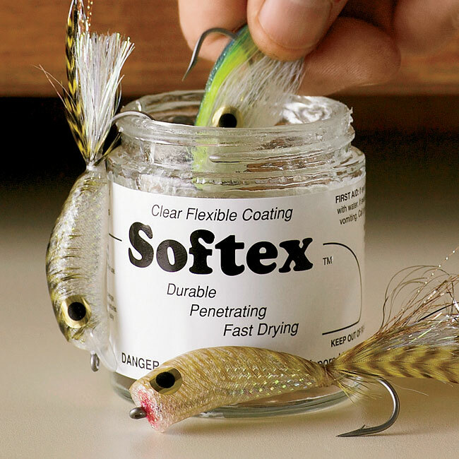 SOFTEX - Fly Tying Jig Lure Making Adhesive Clear Soft Flexible Coating NEW!