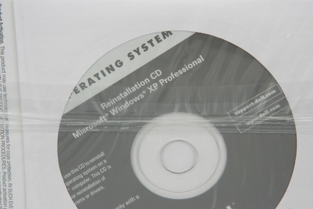 Microsoft Windows XP Professional Dell Reinstallation Grey CD STILL SEALED!