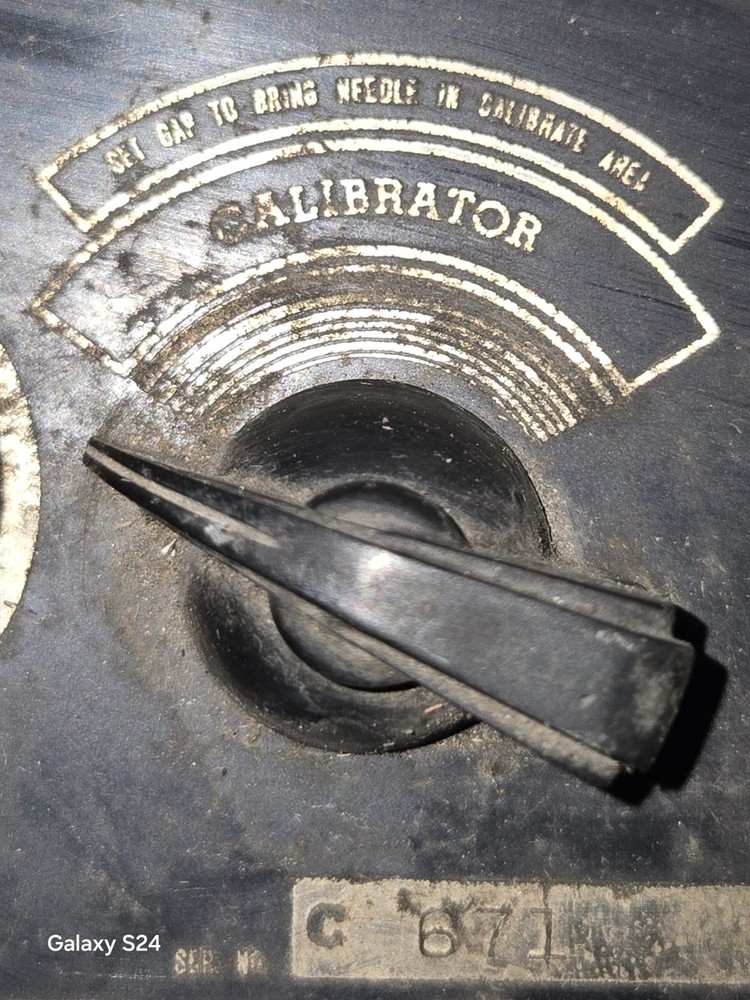 ECHLIN COIL METER TE-1200 UNTESTED AND AS FOUND