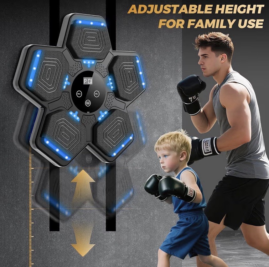 Smart Bluetooth Boxing Wall Pad 13.9 Inch LED Display Electronic Strike Target