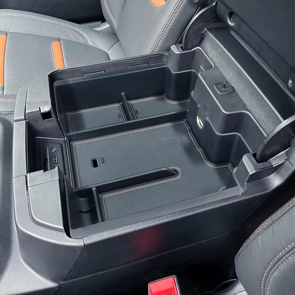Full Size Center Console Organizer Tray Compatible with 2019-2022 Chevy Silverad