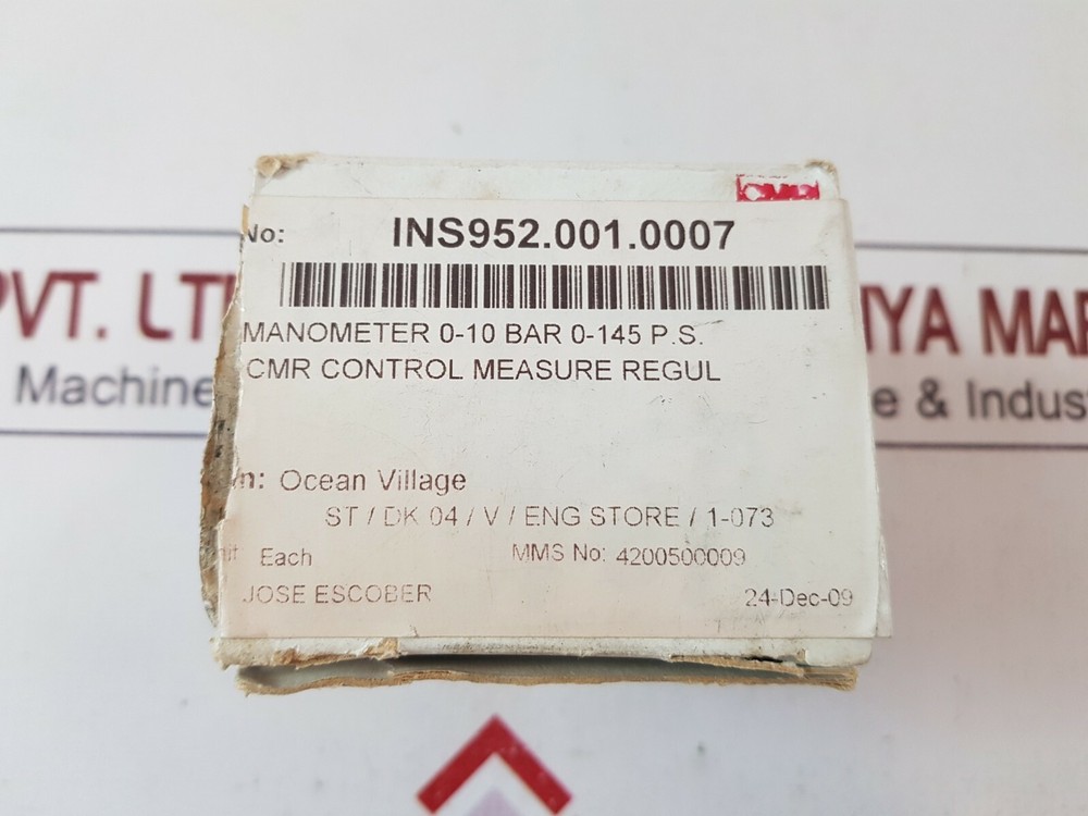 Cmr q72 manometer