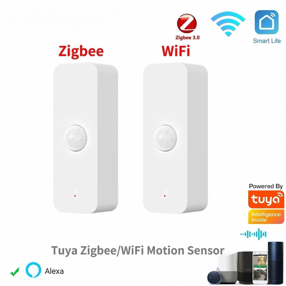 Tuya WiFi Zigbee PIR Motion Sensor Smart Home Infrared Detector Security
