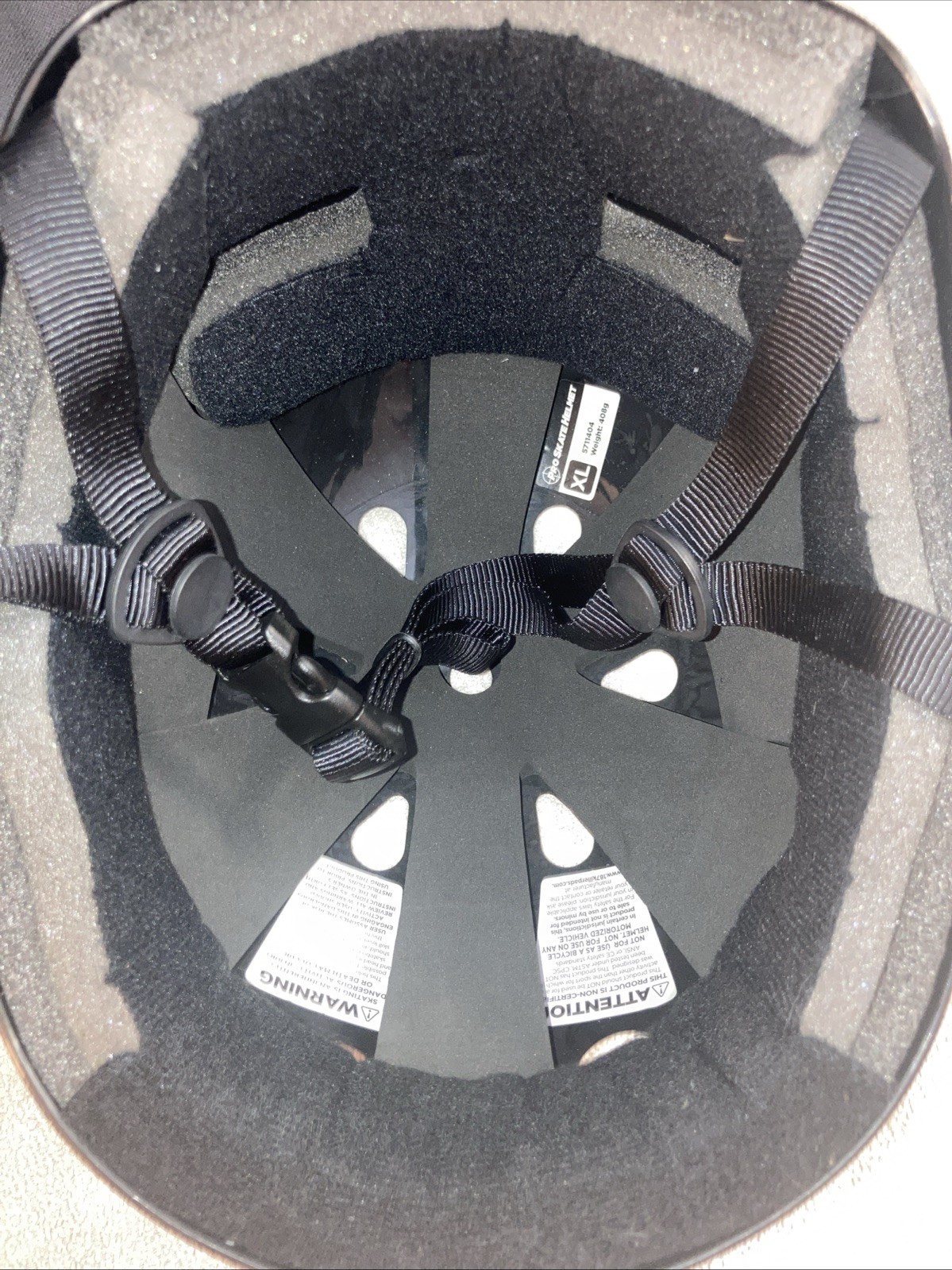 187 KILLER PADS New With Tag Pro Skate Helmet XL Black