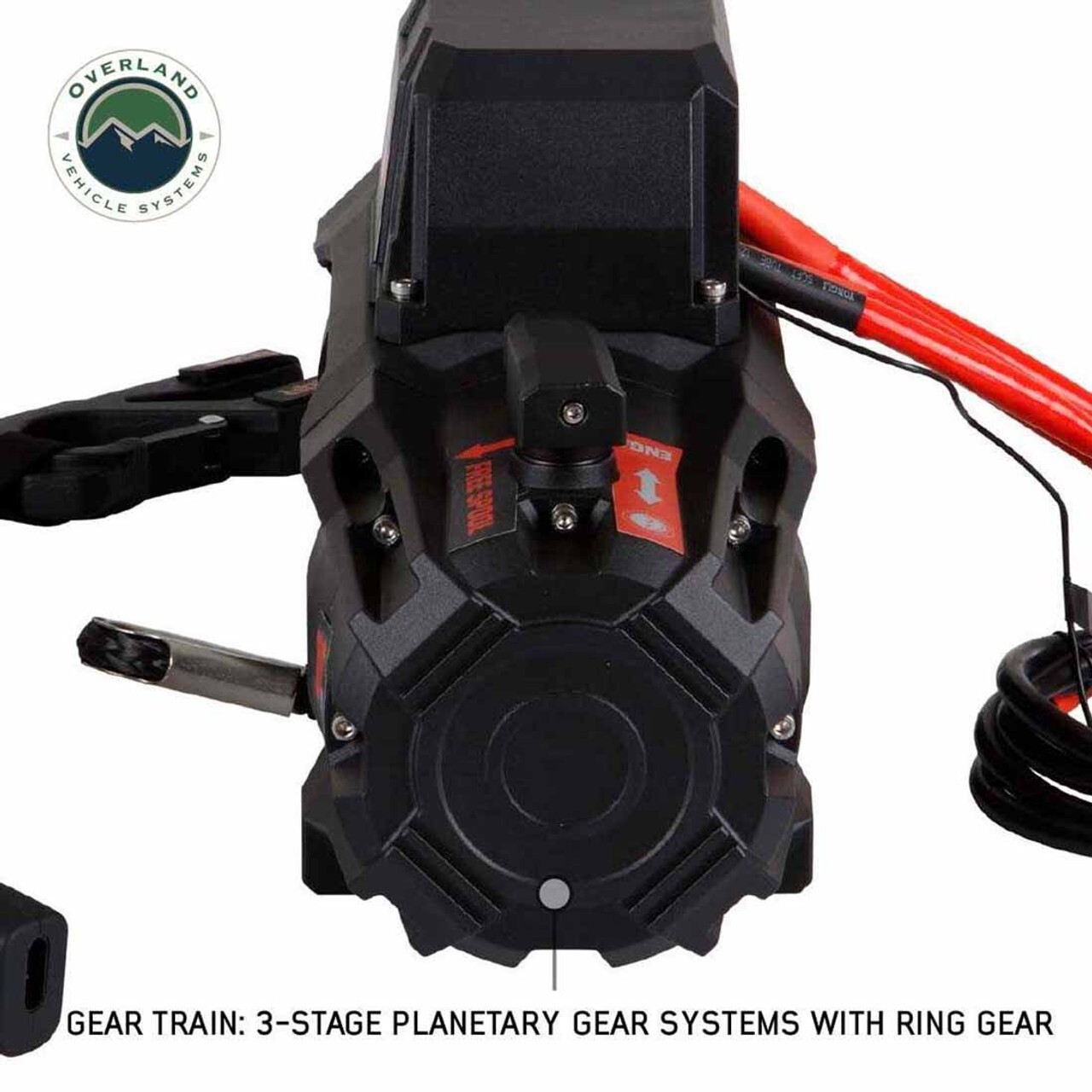 Overland Vehicle Systems SCAR 10S - 10,000 lbs. Rated Synthetic Rope Winch