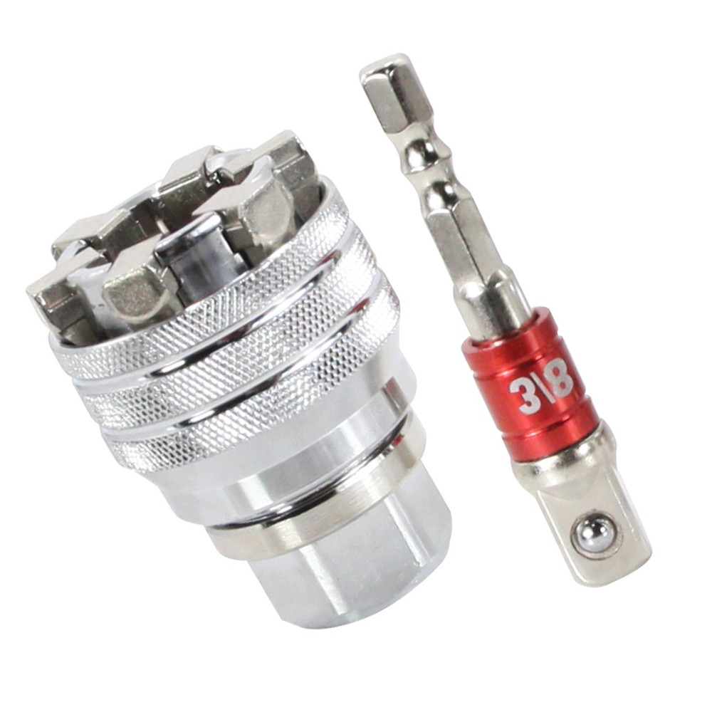 Brand New 10-19mm Universal Socket Tool Adjustable Multifunction Wrench Sleeve