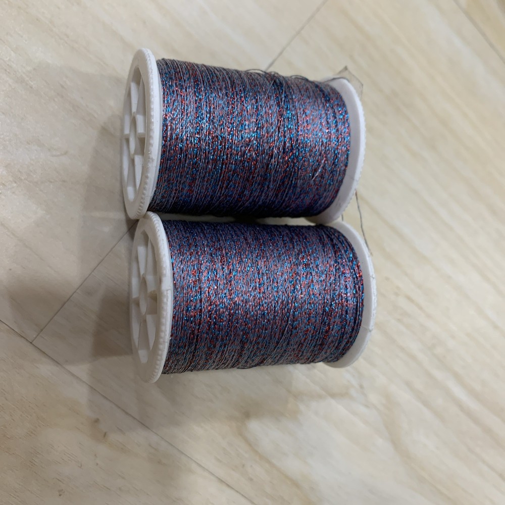 10 Spools K& R Coats Metallic Embroidery Thread