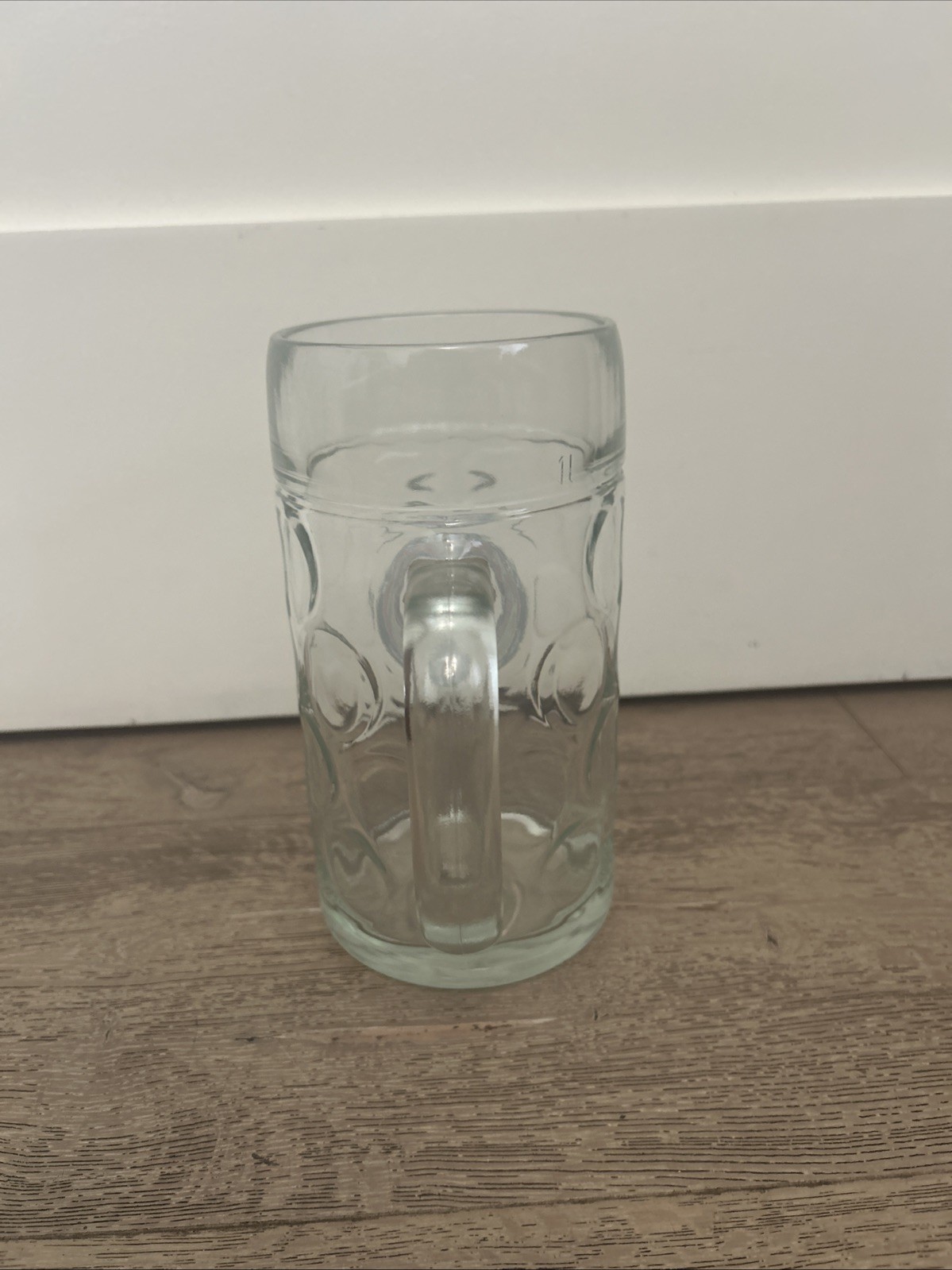 Paulaner Munchen German 1 Liter Glass Beer Stein Mug