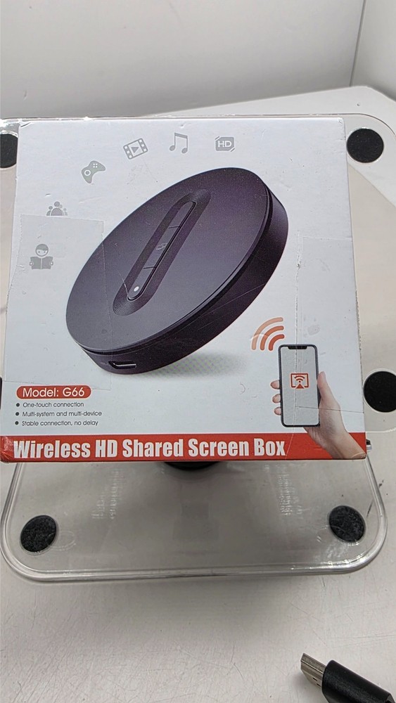 Wireless HD Shared Screen Box G66 – Open Box – HDMI Screen Mirroring Adapter