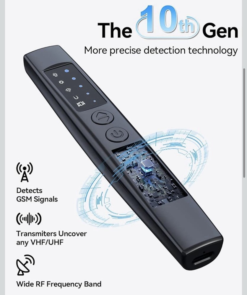 Hidden Camera Detector, GPS Tracker & Bug Detector & Upgraded Spy Camera Finder