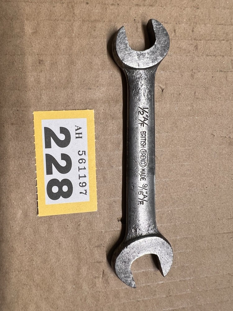 Vintage Brenco 1/2 9/16 AF Spanner