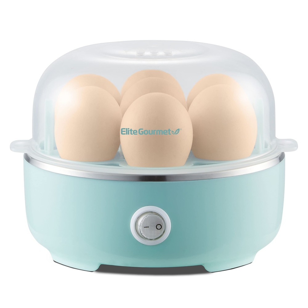 EGC115M Easy Egg Cooker Electric 7-Egg Capacity, Soft, Medium, Hard-Boiled Egg C