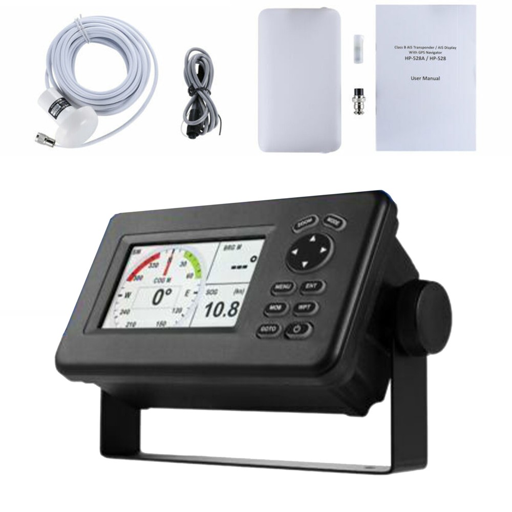 HP-528A Matsutec 4.3-Inch Color LCD Chart Plotter Class B AIS GPS Navigator