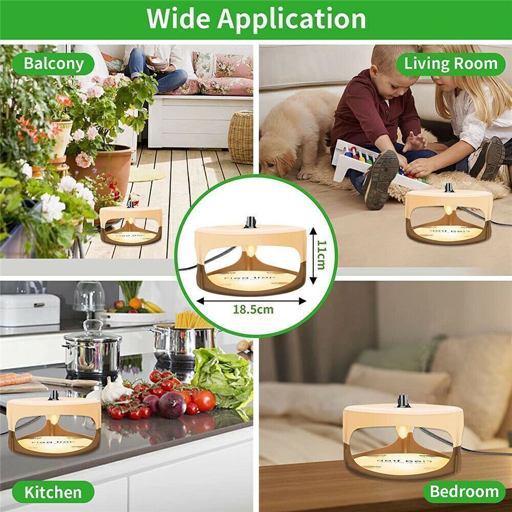 1/2pcs Sticky Flea Trap Flea Bed Bug Trap Killer Pad With Glue Discs Indoor