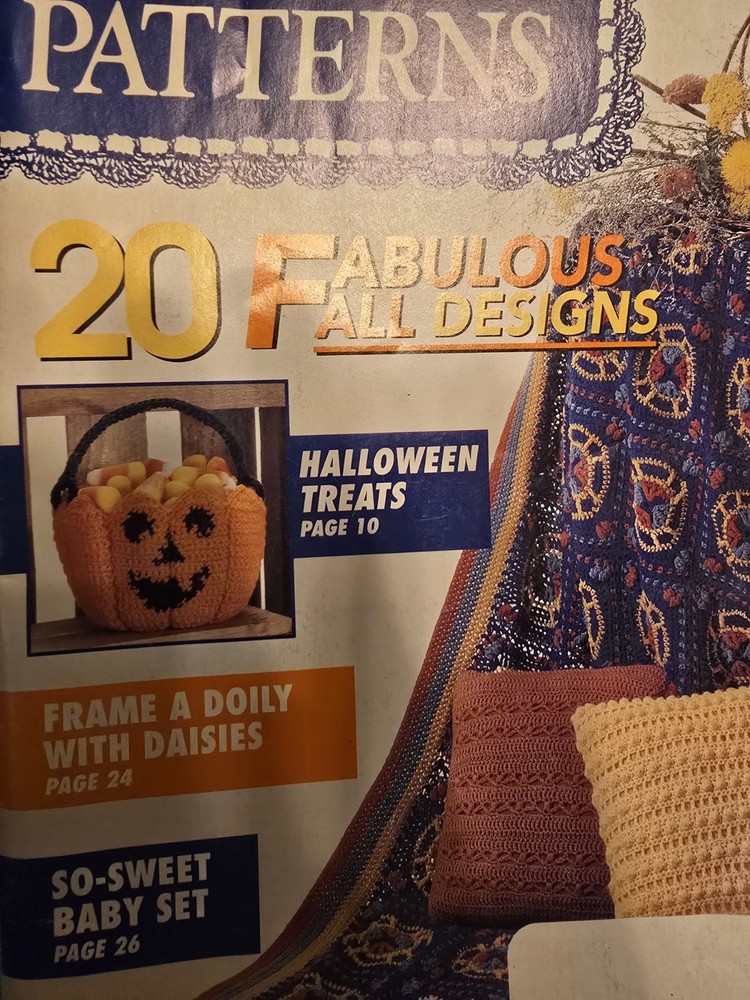 FA4 MCCALL'S CROCHET PATTERNS MAGAZINE October 1993