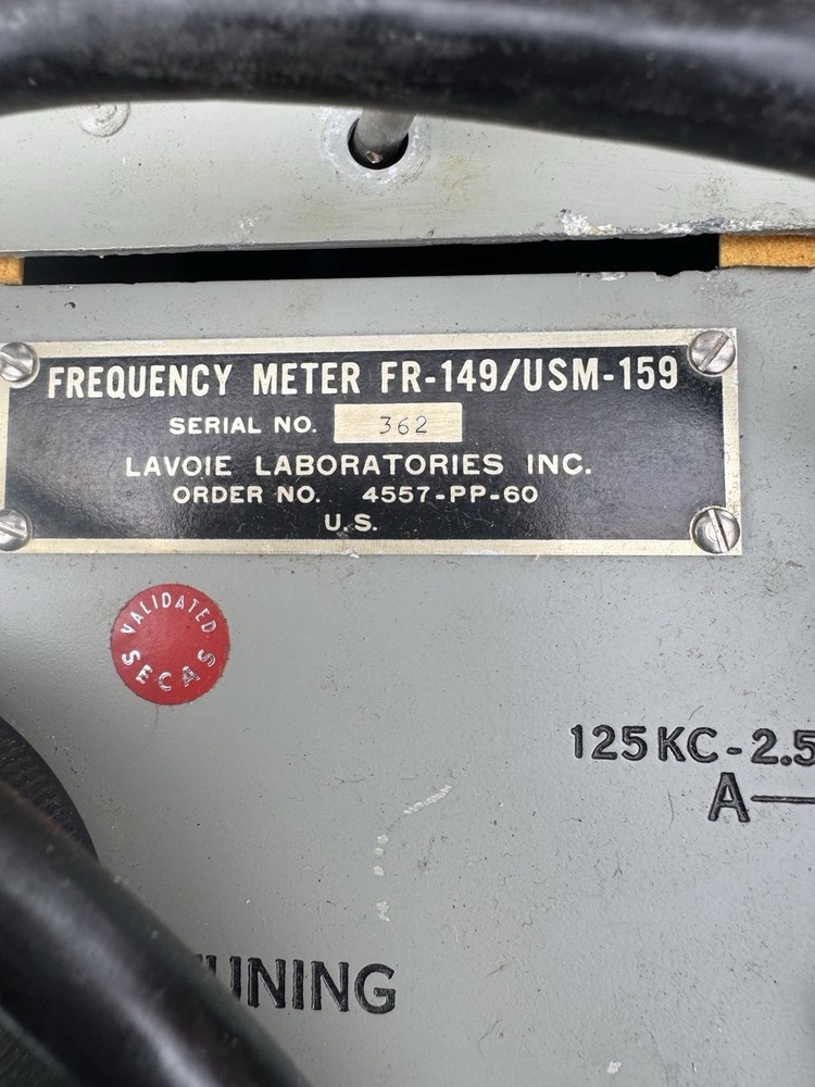 Vtg Lavoie Laboratories Frequency Meter 362
