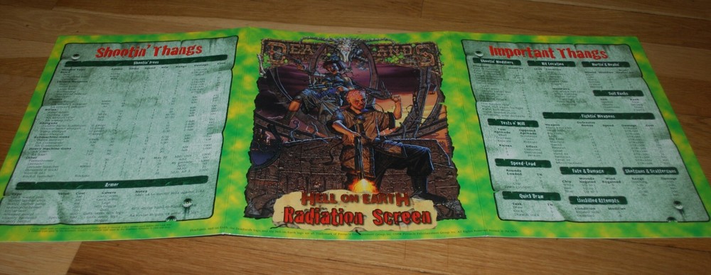 Deadlands Hell on Earth Radiation Screen Pinnacle