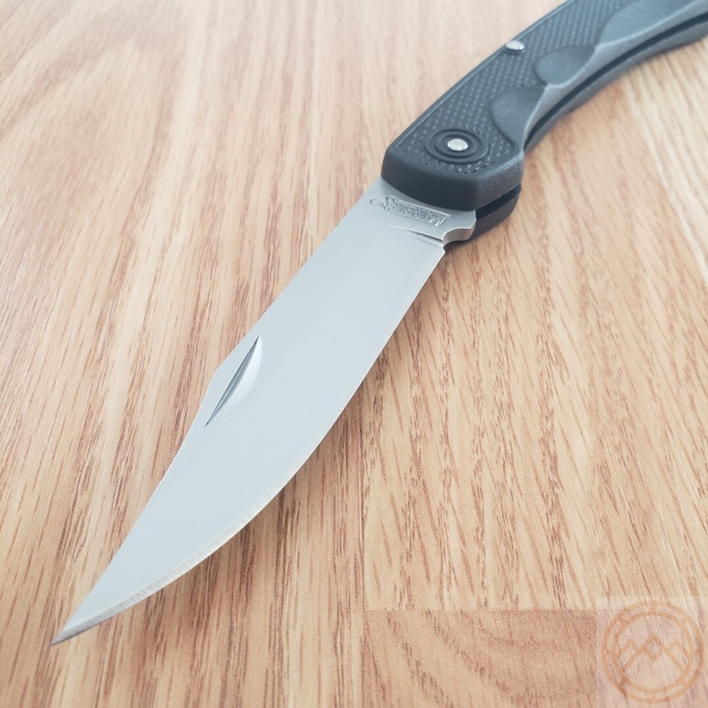 Marbles Lockback Folding Knife 3.75" Stainless Blade Checkered Synthetic Handle