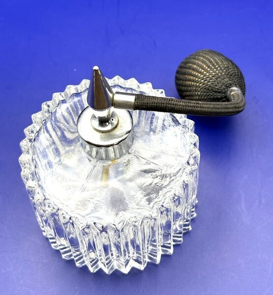 Vintage Lead Crystal Atomizer Perfume Bottle