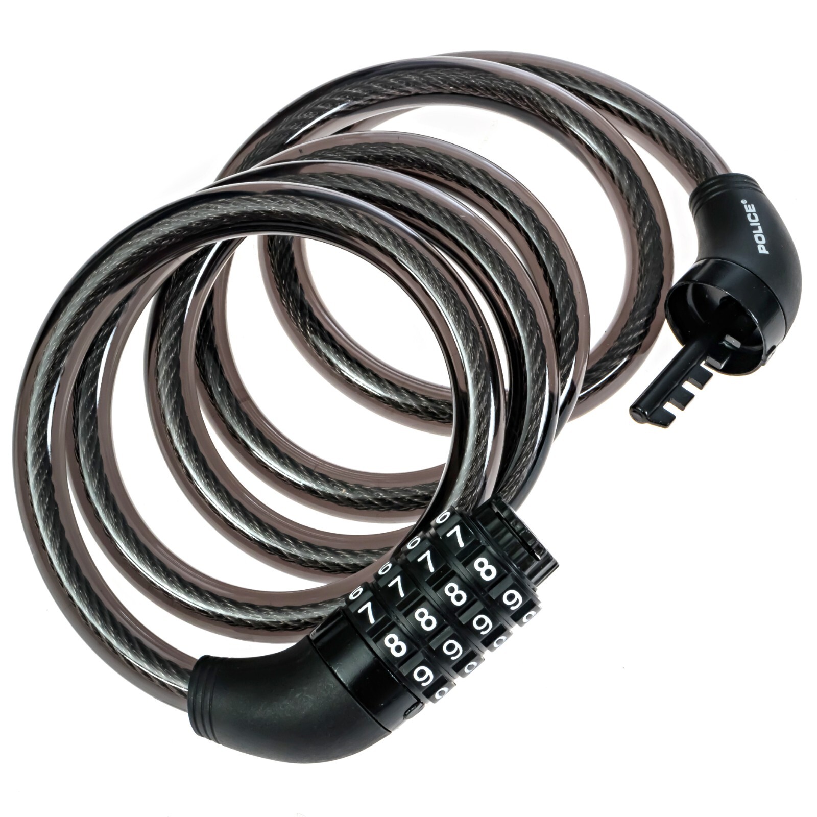 POLICE Heavy Duty Combination Password Bike Lock Cable Bicycle Chain Lock
