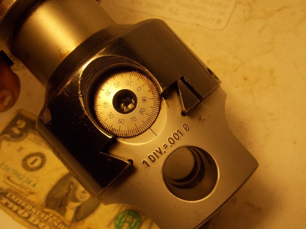 Criterion DBL-203 Micrometer 3/4" Boring Head CAT40 Command Tool Holder