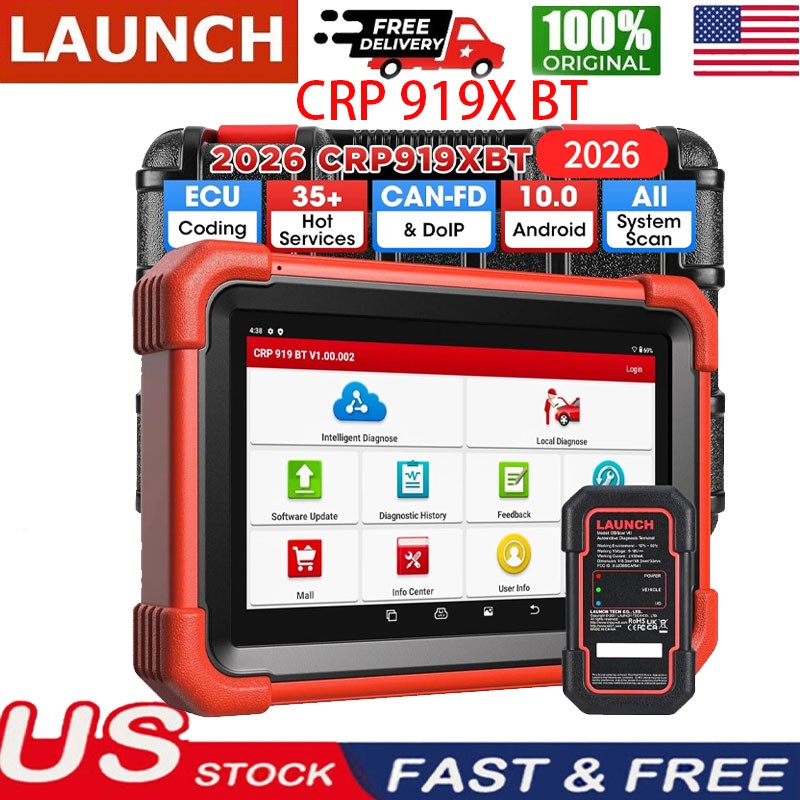 2026 Newest LAUNCH X431 CRP919X BT PRO Bidirectional Car Diagnostic Scanner Tool