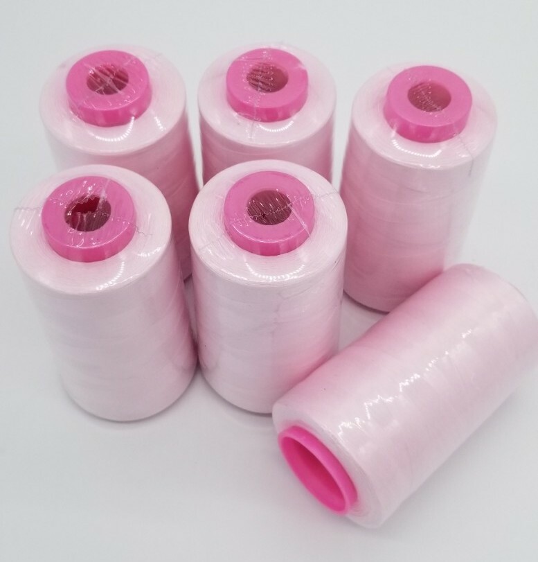 6 Big Spools PINK (A121) High Quality Multi Purpose Sewing Threads T27 S/2