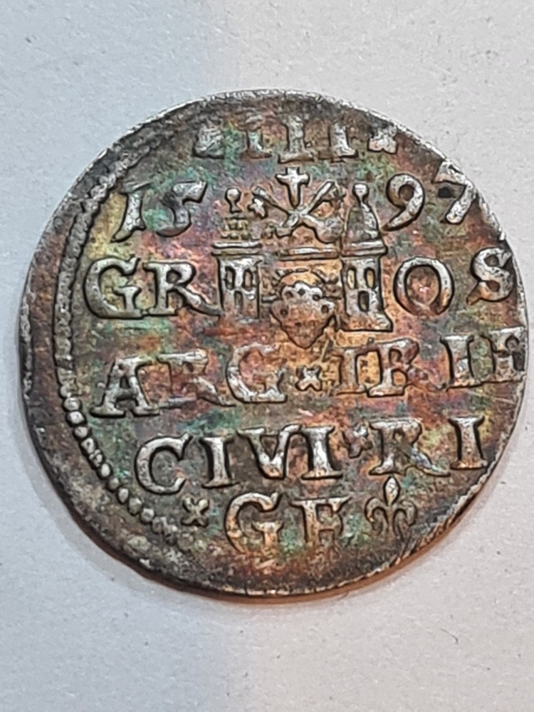 Poland, Trojak 1597 Riga