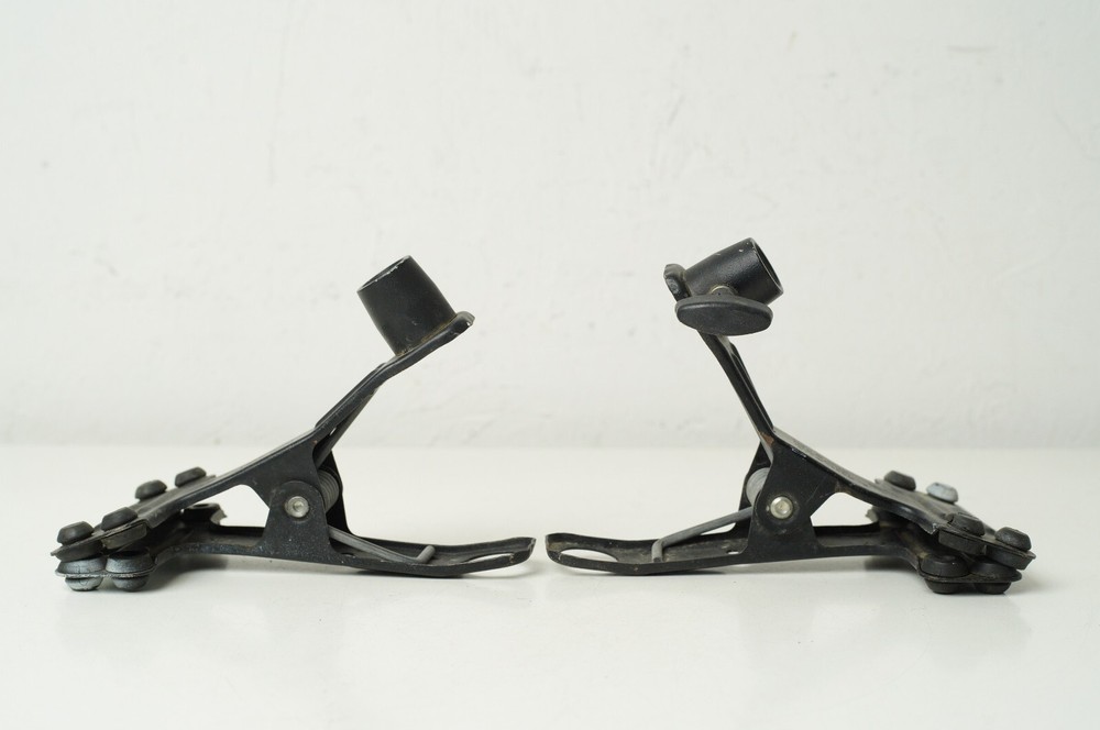 2 - Manfrotto 175 Spring Clamp Grip Set Equipment - Bent / Missing Screw