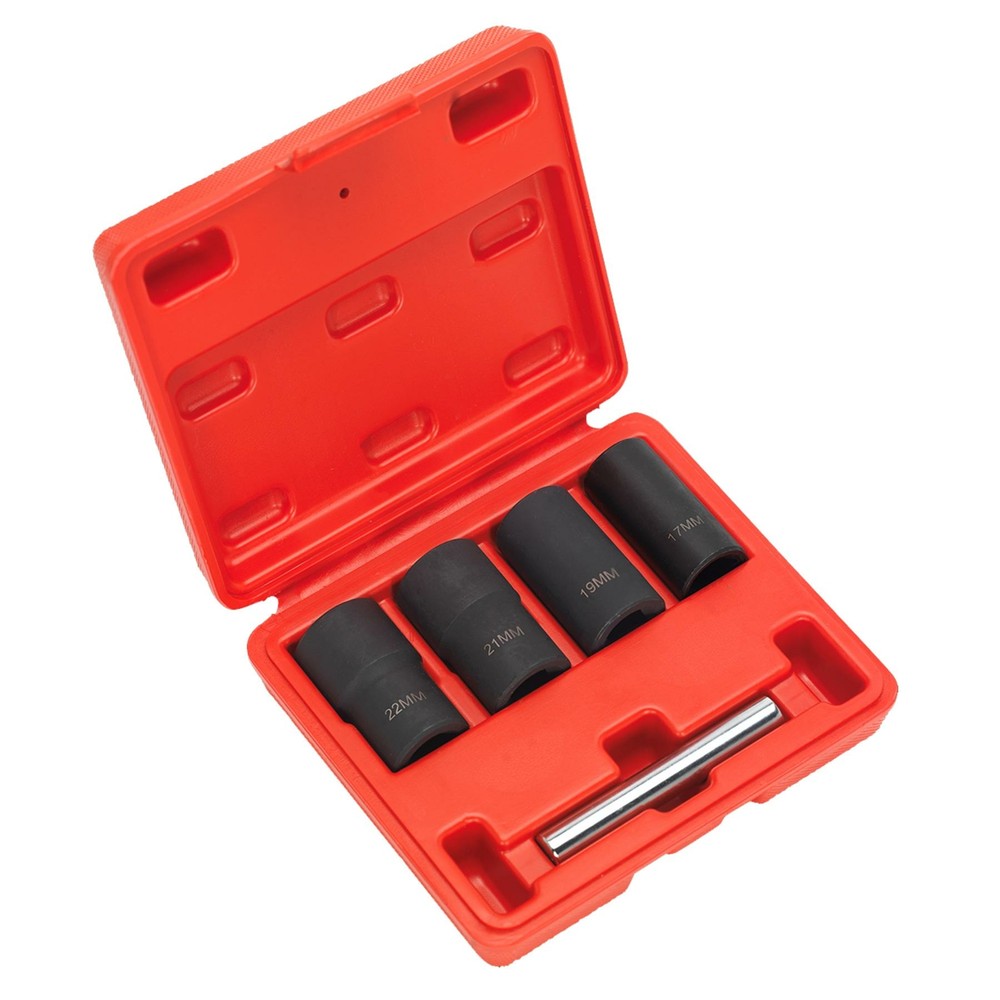 Sealey Locking Wheel Nut Removal Set 5pc 1/2"Sq Drive