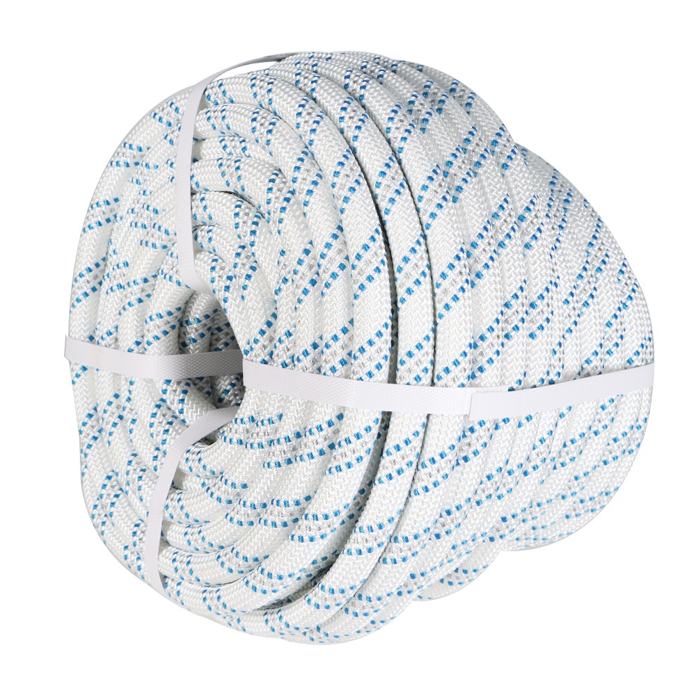 Nylon Double Braid Polyester Arborist Bull Rope 5/8" × 150' Pulling Rigging Line